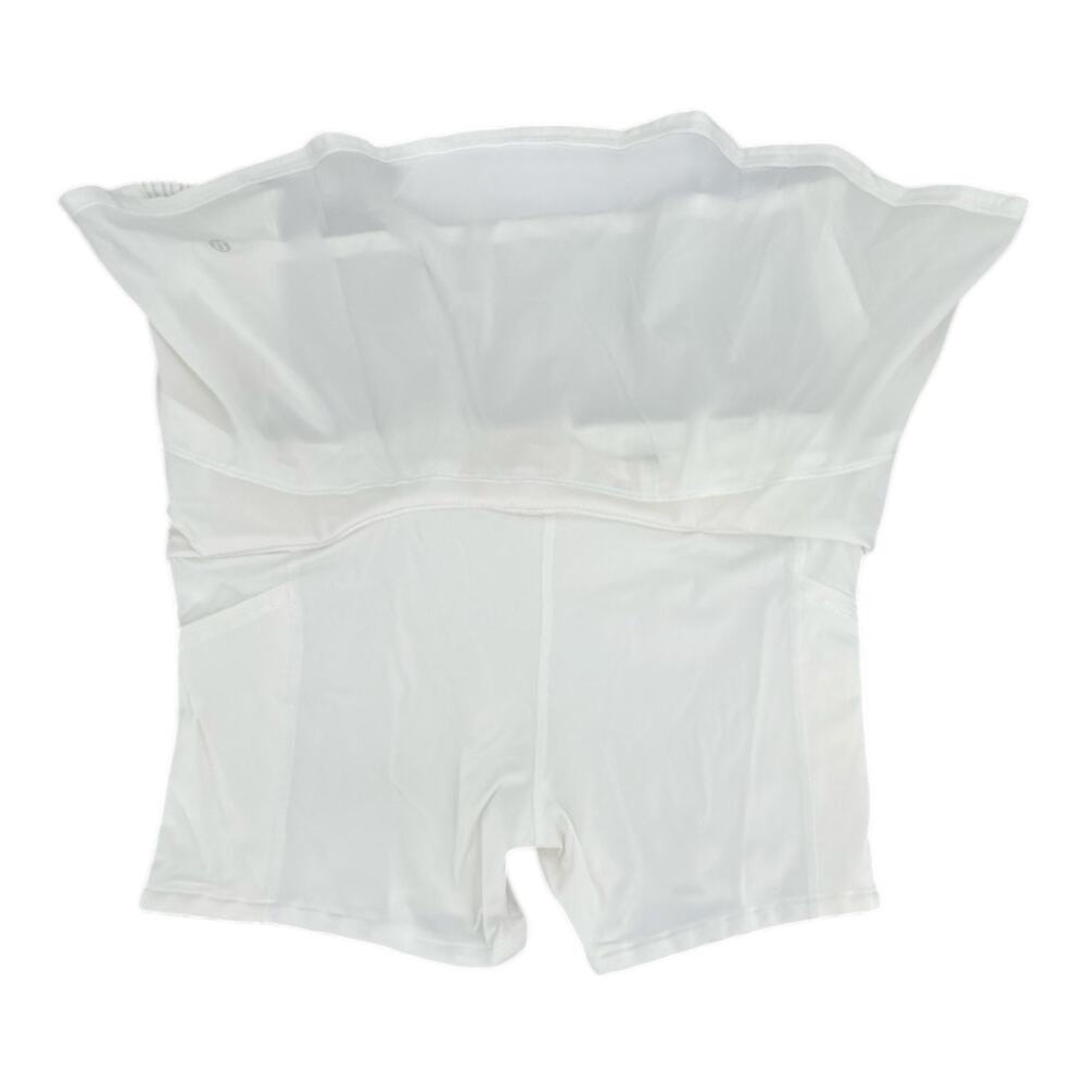 Lululemon Play Off The Pleats White Skirt Athletic Tennis Golf Skort Size 8 - Picture 5 of 15
